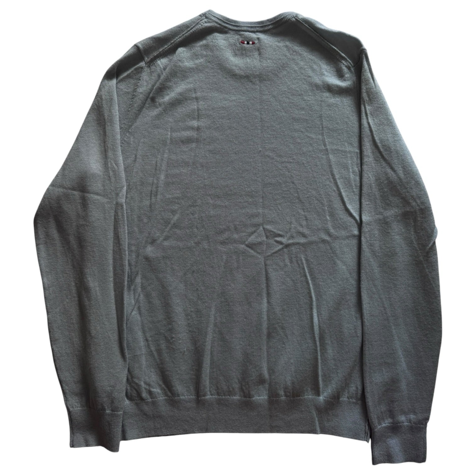 Medium Napapijri Light Blue Merino Wool Knitted Jumper
