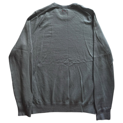 Medium Napapijri Light Blue Merino Wool Knitted Jumper