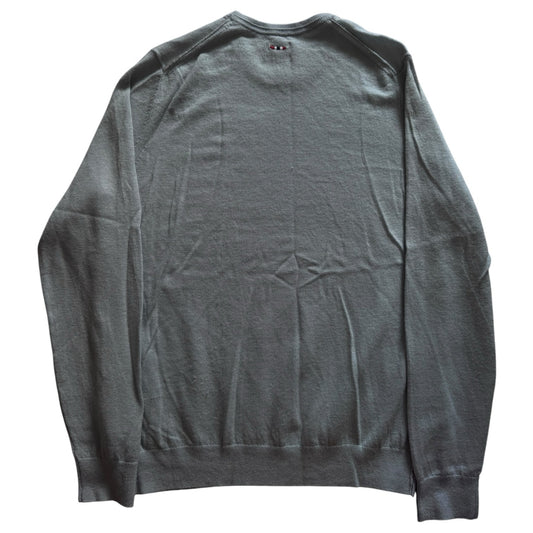 Medium Napapijri Light Blue Merino Wool Knitted Jumper