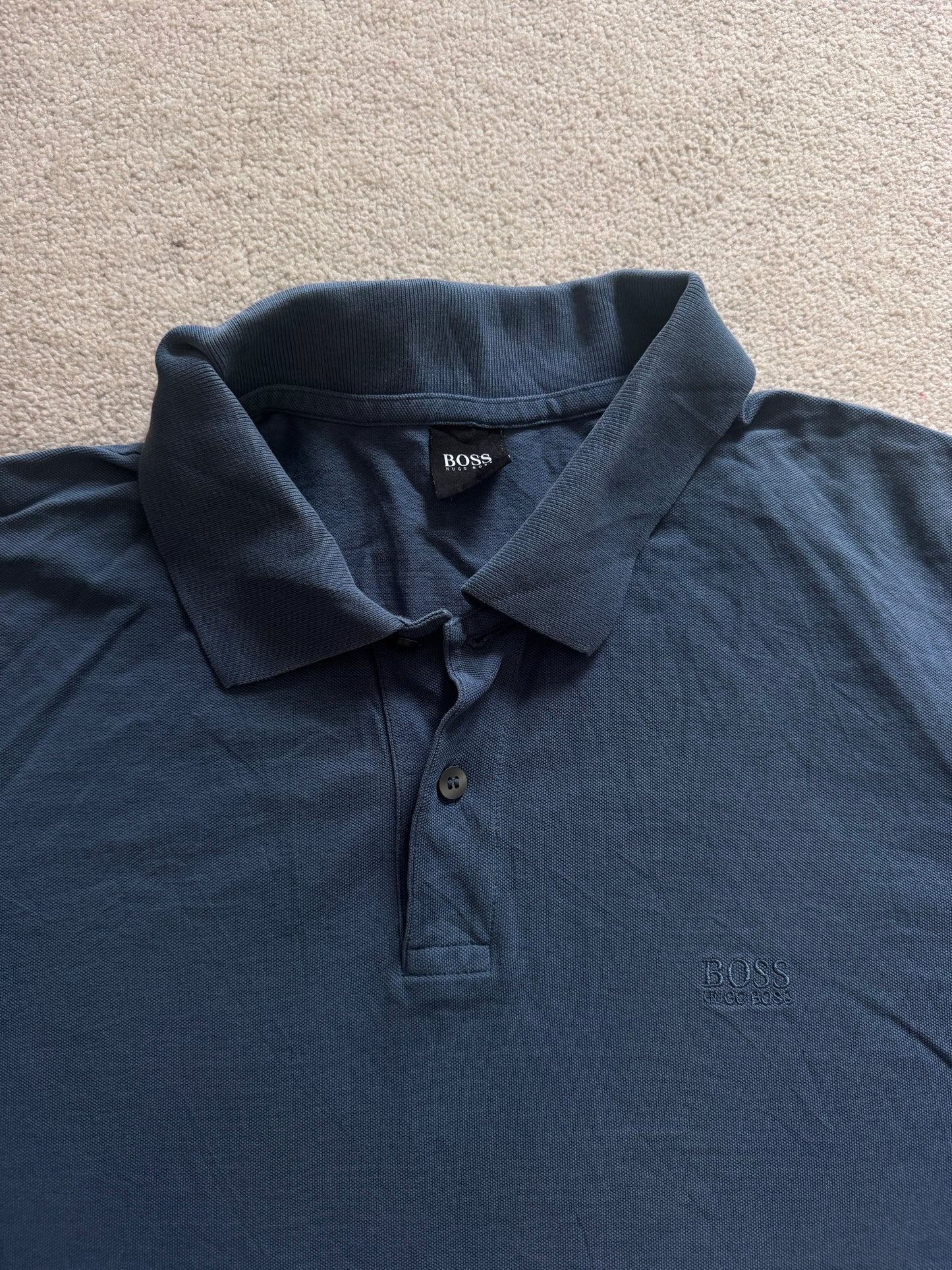 XXL Boss Blue Polo Shirt