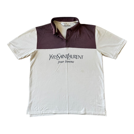Medium Yves Saint Laurent White Polo Shirt