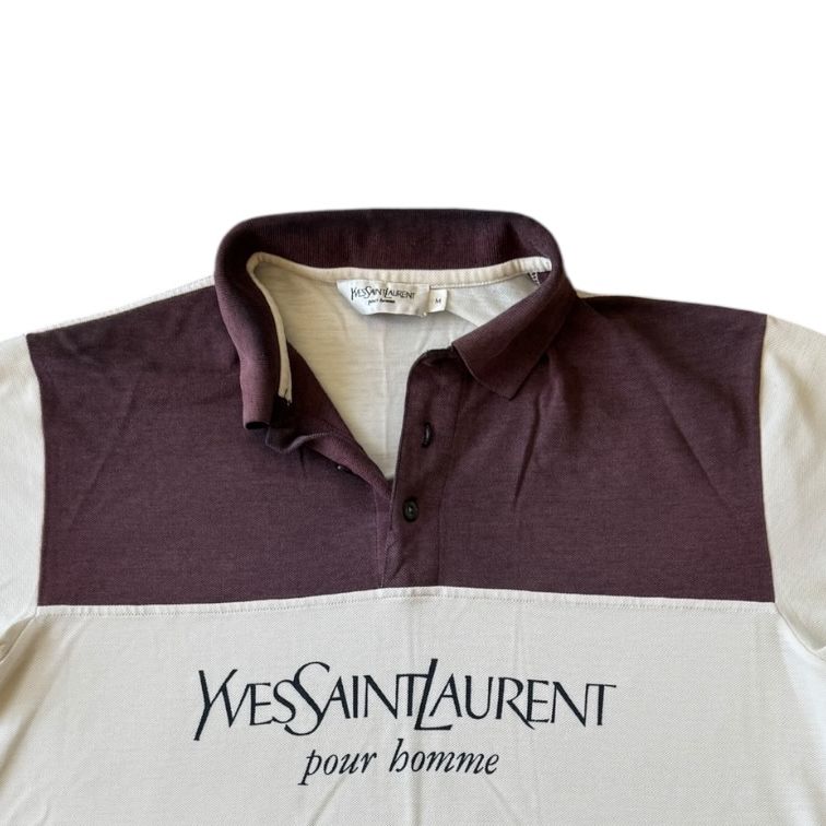 Medium Yves Saint Laurent White Polo Shirt