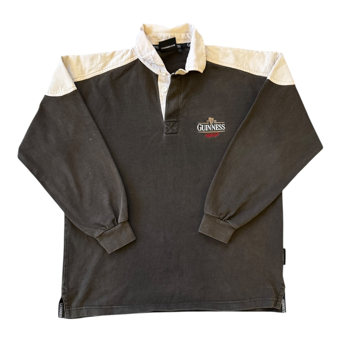 Medium Guinness Brown Rugby Shirt