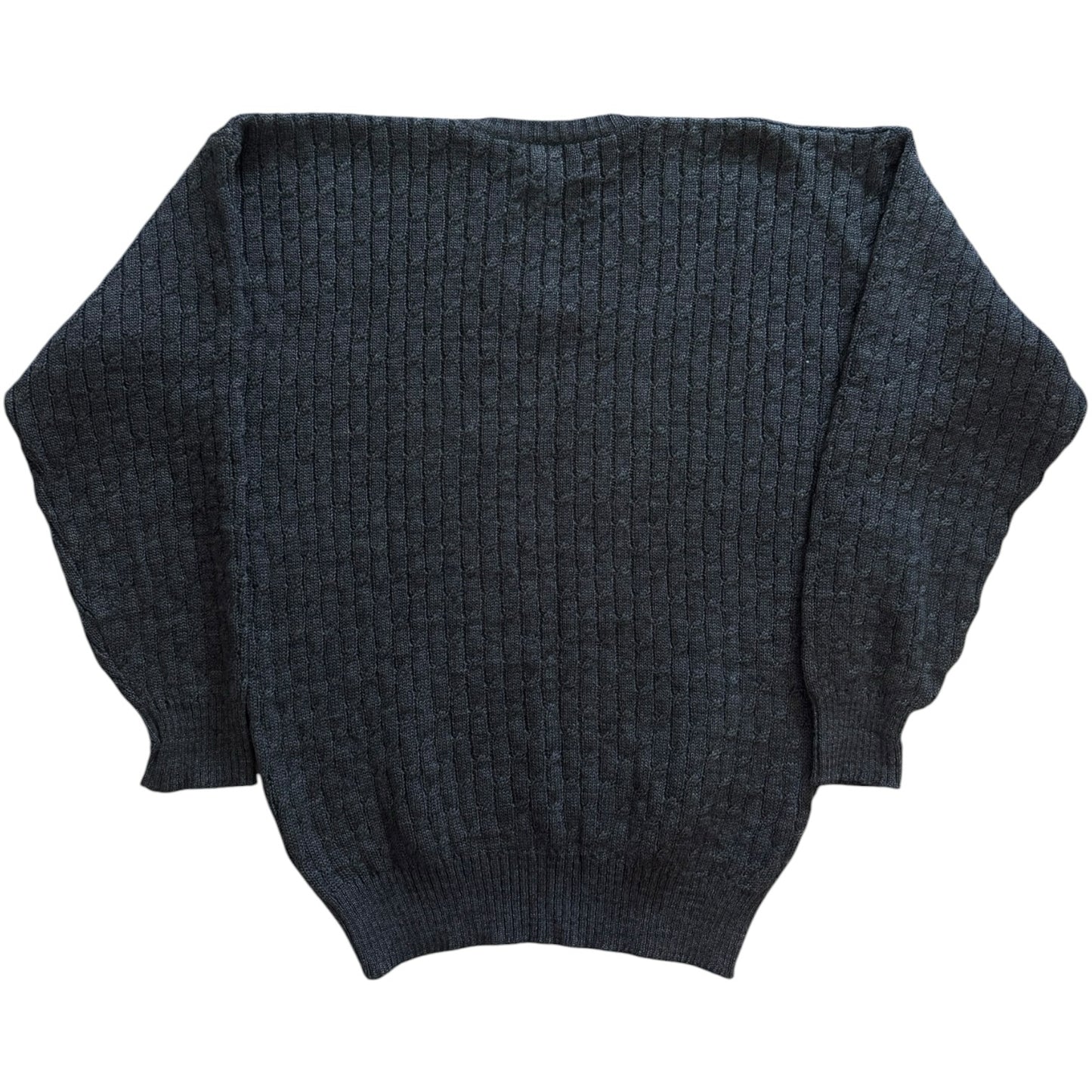 Medium Ingo Grey V-Neck Knitted Jumper