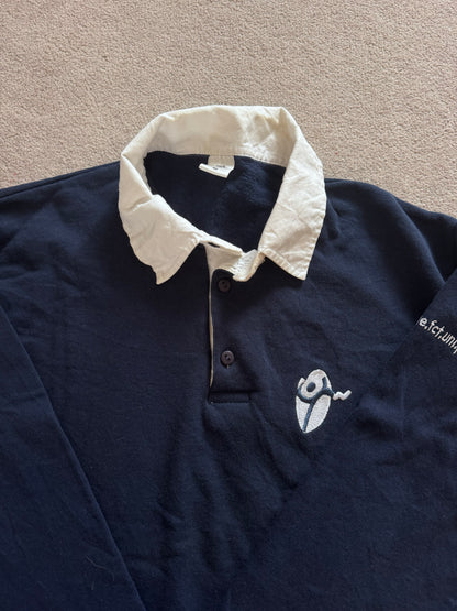 Medium Portugese Company Navy Rugby Shirt