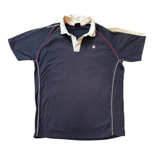 XXL Volkswagen Navy Rugby Shirt
