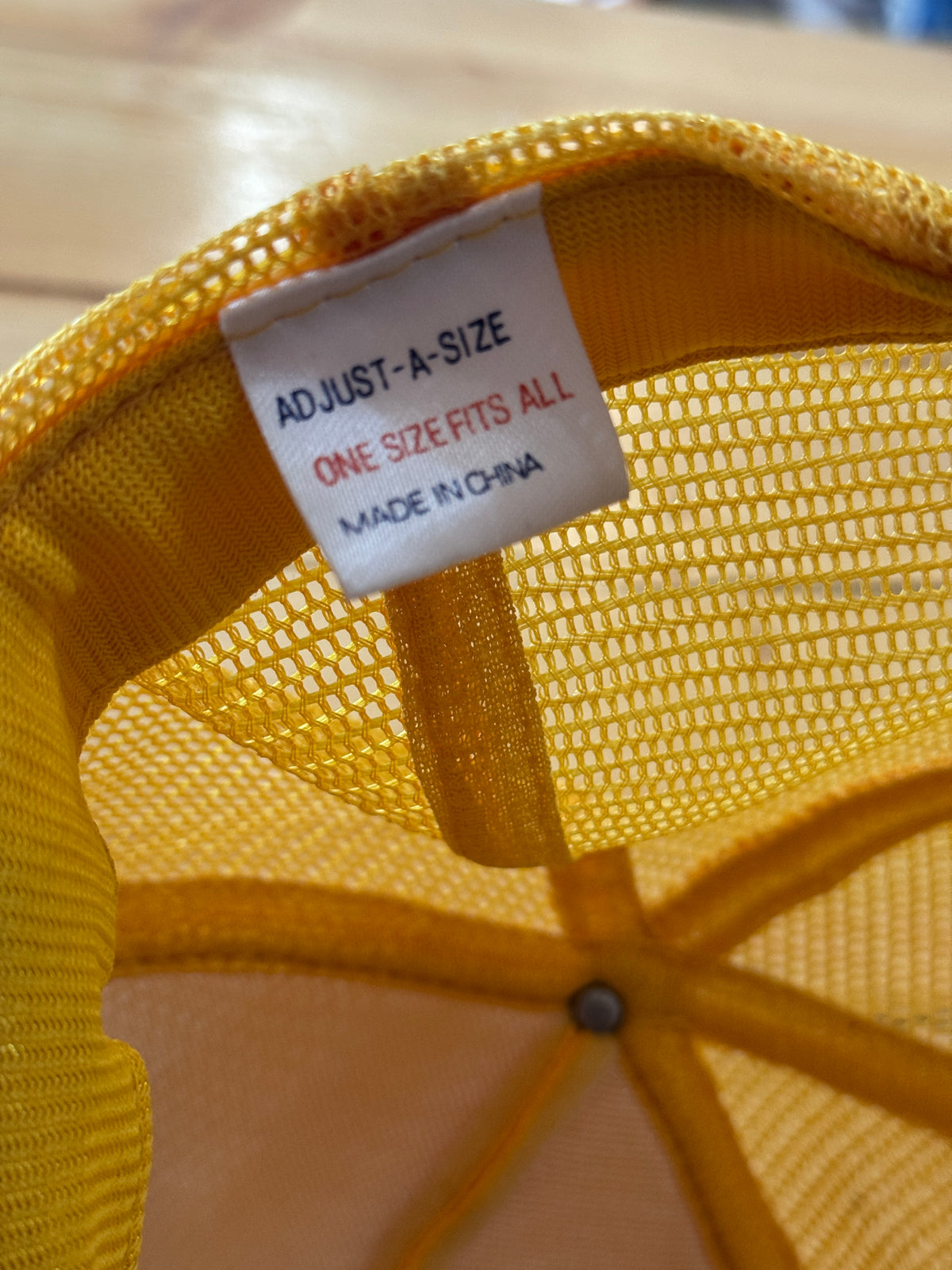 Shell Yellow Truck Guard Trucker Cap