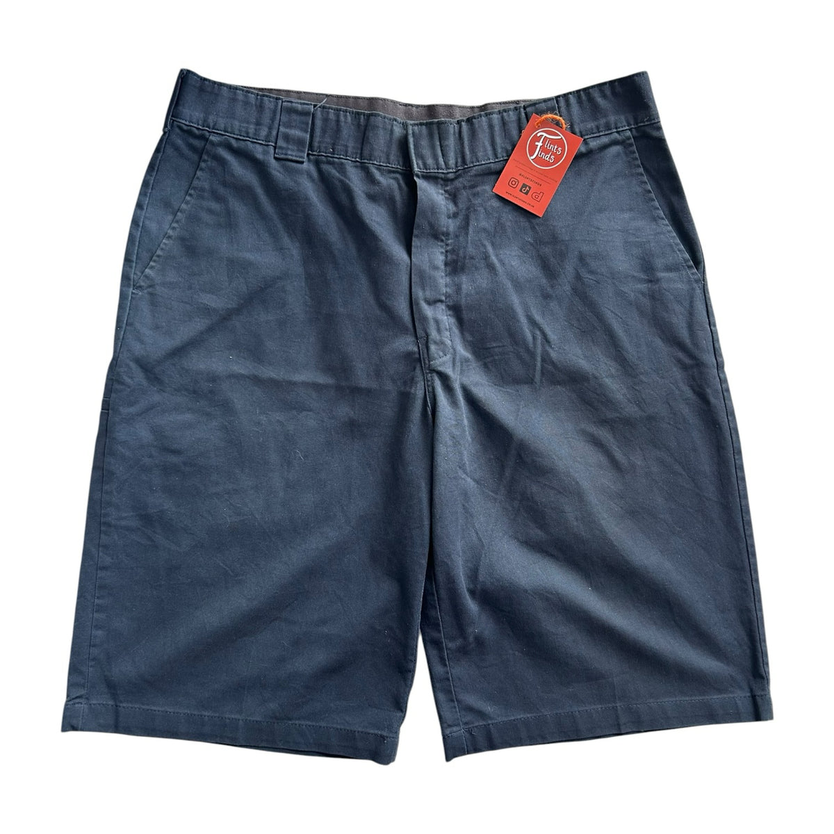 38" Dickies Flex Navy Long Shorts