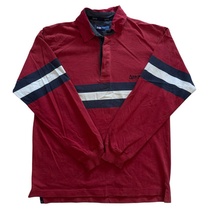 Small Arrow Red and Navy Rugby Shirt