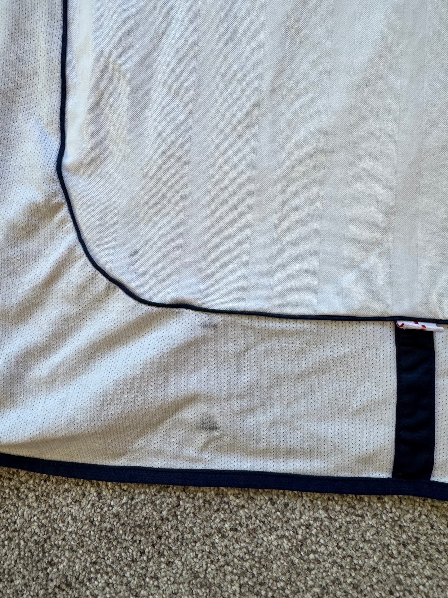 Extra large 2001-03 Umbro White England Football Shirt - flaws