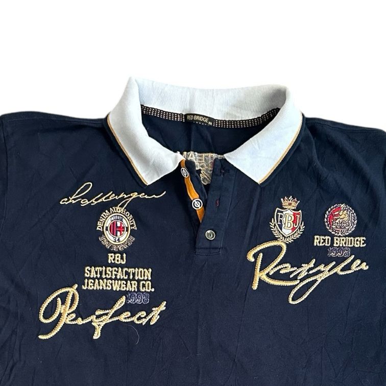 XXL Red Bridge Navy Polo Shirt