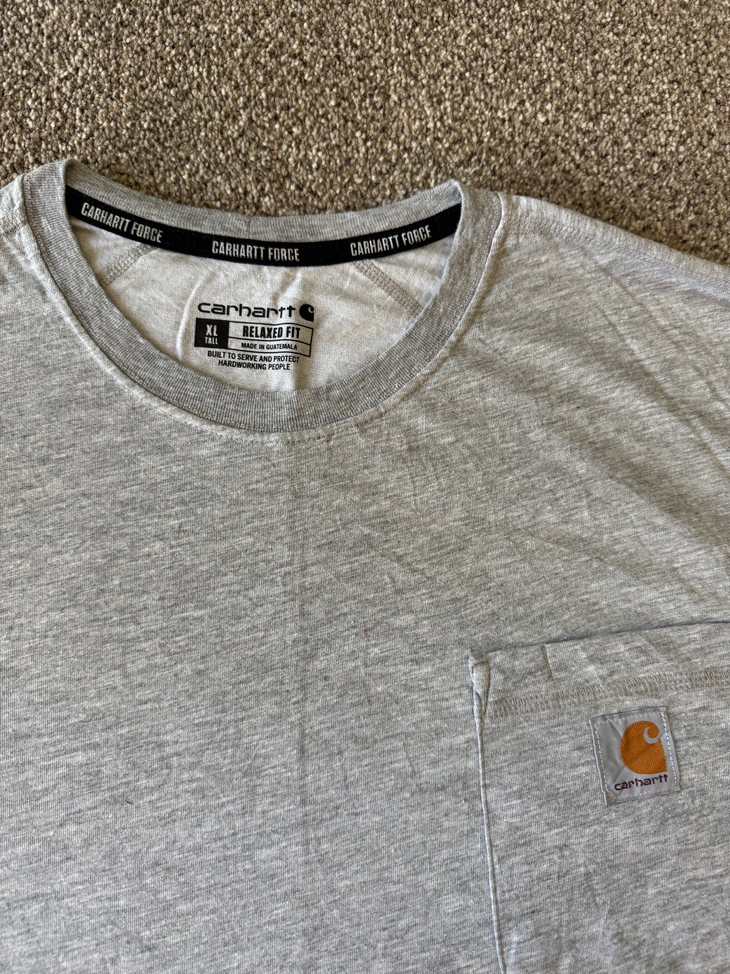 Extra large Tall Carhartt Grey T-Shirt