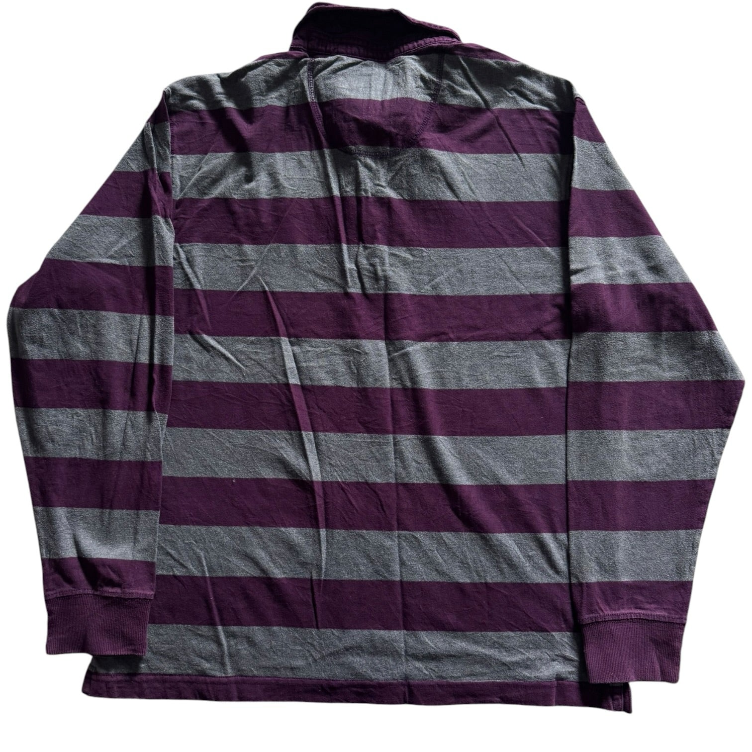 Medium Lerros Purple and Grey Rugby Shirt