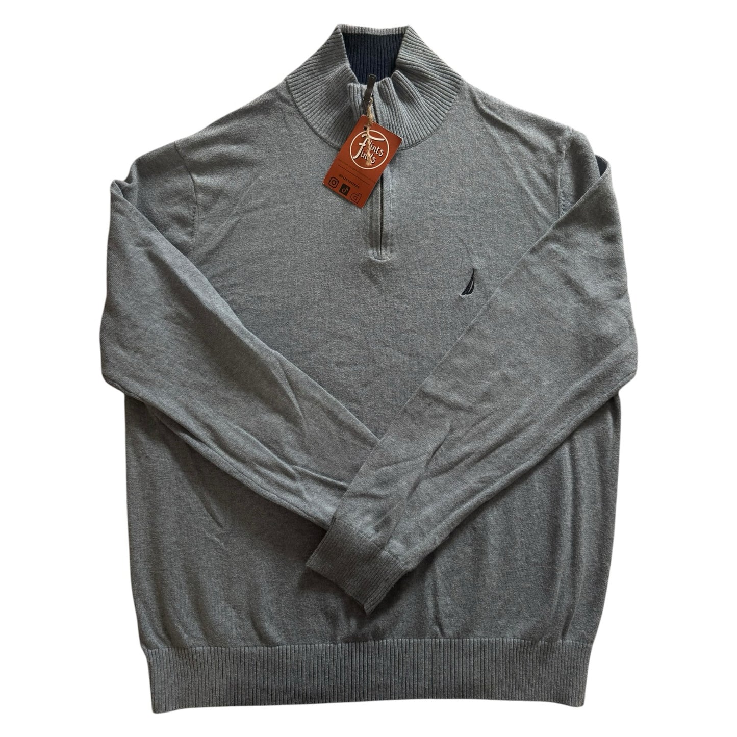 Large Nautica Light Blue 1/4 Zip