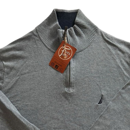 Large Nautica Light Blue 1/4 Zip