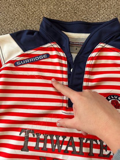 Small Surridge Red Lancashire Rugby Shirt