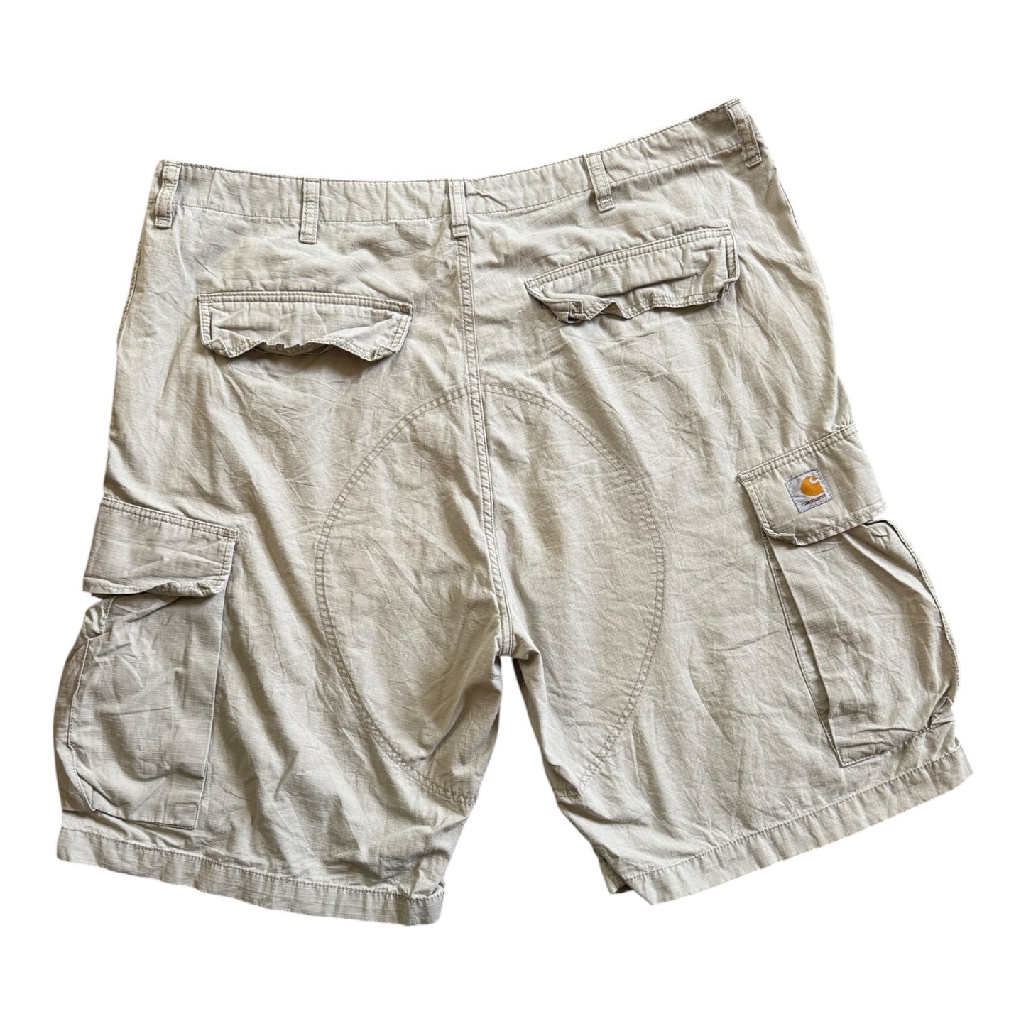 40" Carhartt Beige Cargo Bermuda Shorts