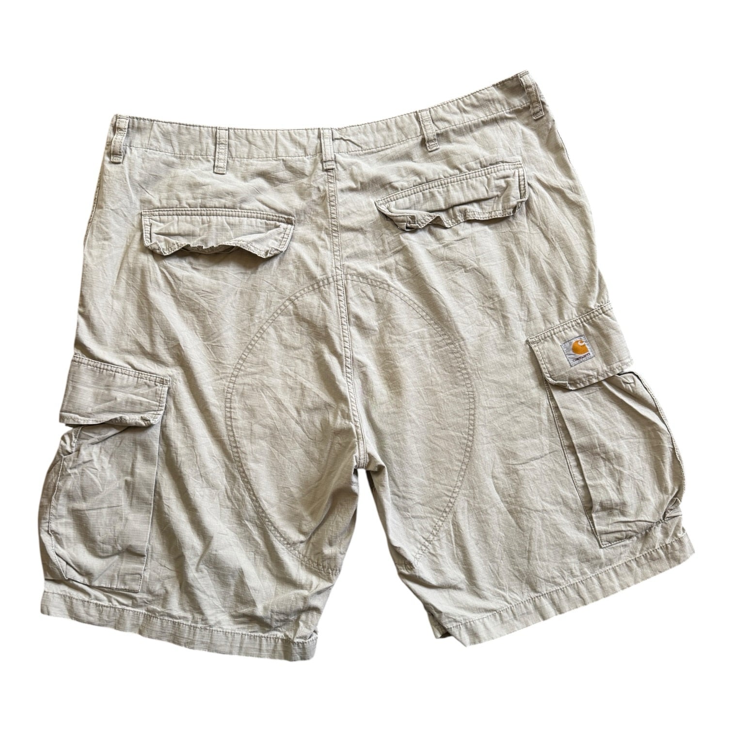 40" Carhartt Beige Cargo Bermuda Shorts