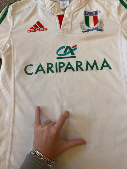 Small Adidas White Rugby Shirts