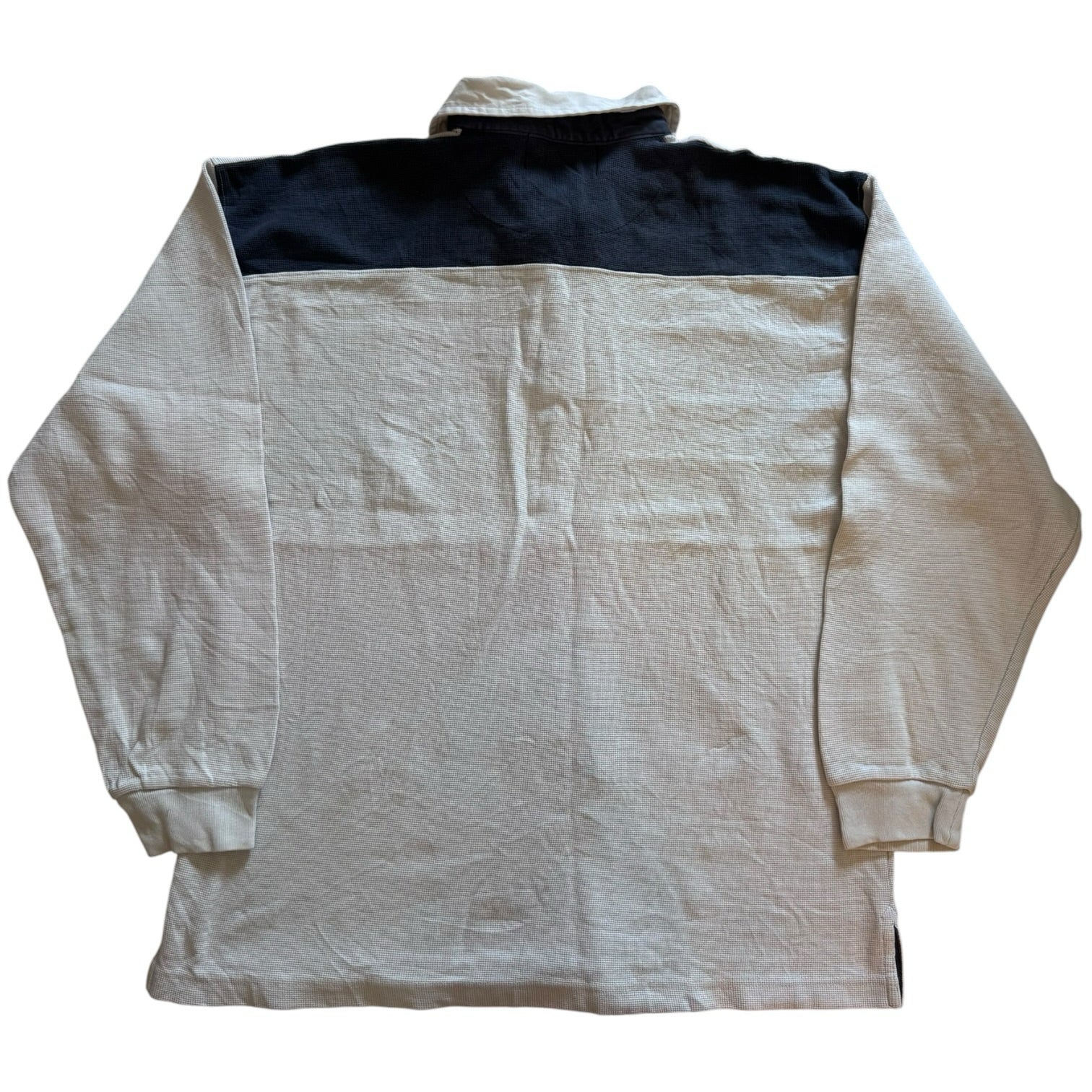 Extra large Formen Navy and Cream Rugby Shirt