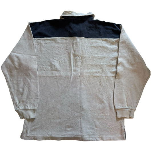 Extra large Formen Navy and Cream Rugby Shirt