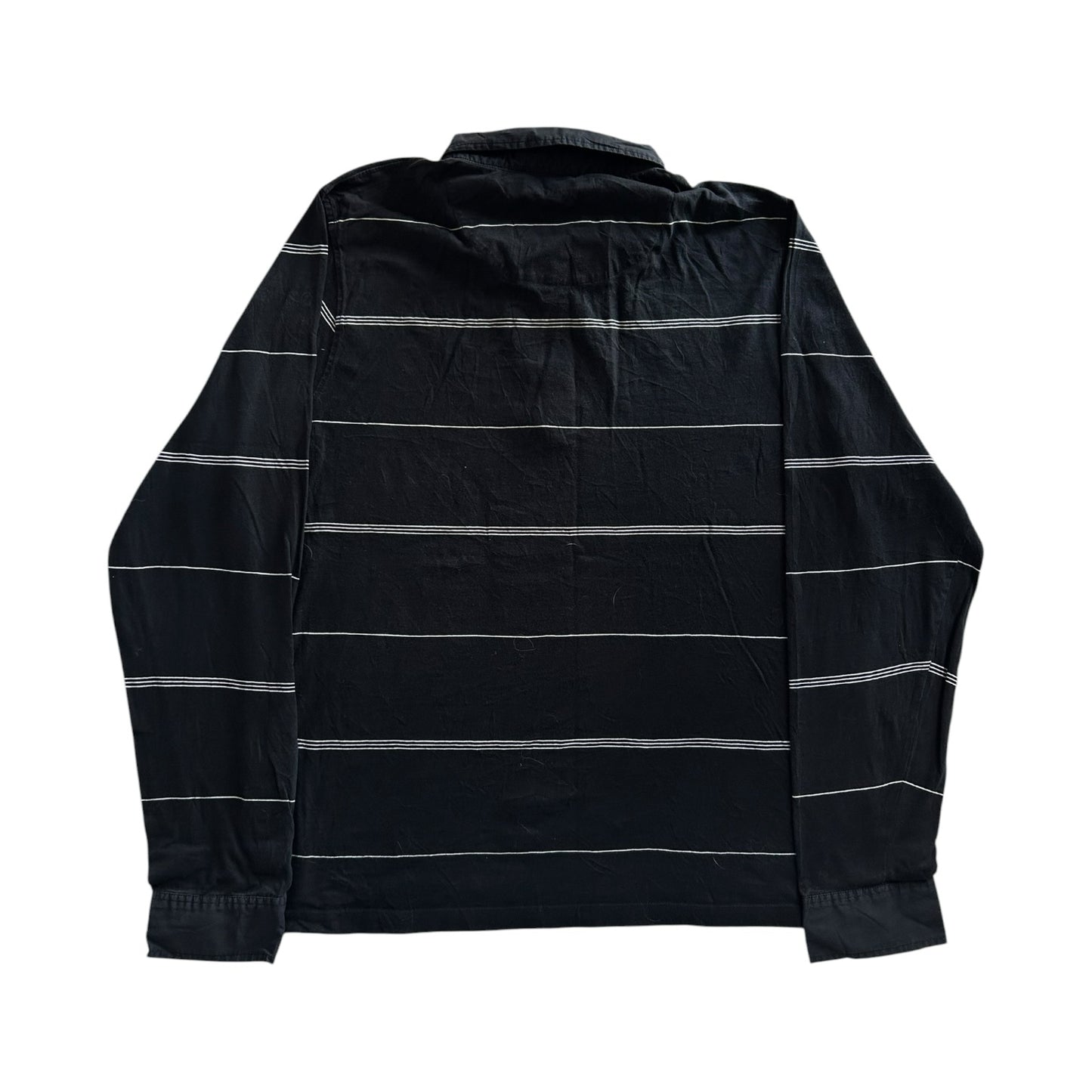XXL Brice Black and White Rugby Shirt