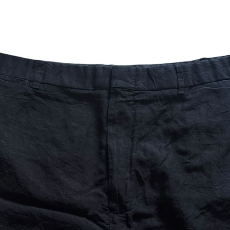 42" Ralph Lauren Black Linen and Silk Shorts