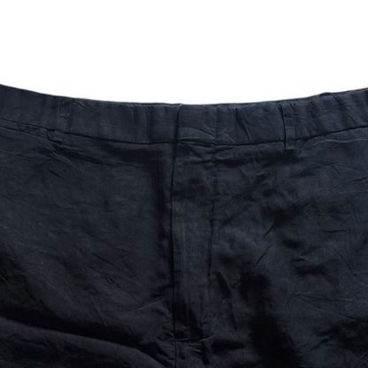 42" Ralph Lauren Black Linen and Silk Shorts