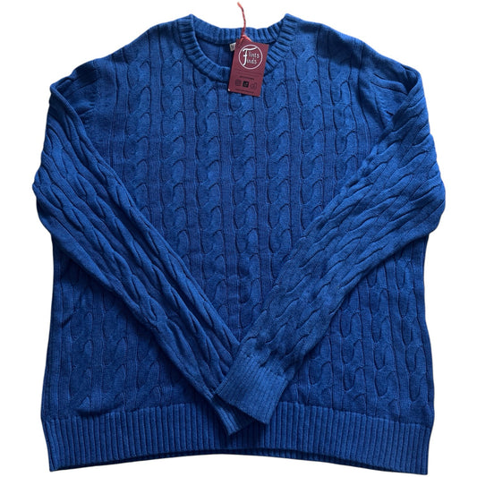 Extra large Merona Blue Cable Knit Jumper