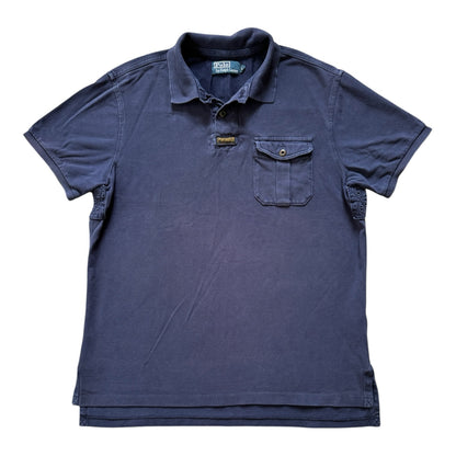 Large Ralph Lauren Navy Chest Pocket Polo Shirt