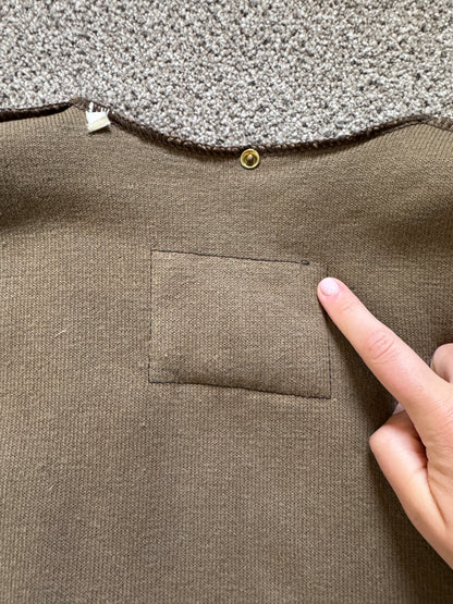Medium C40/ 102cm Barbour Brown Acrylic Coat Lining