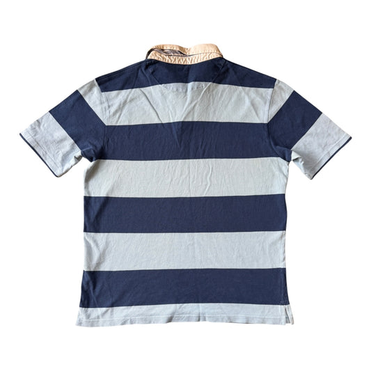 Extra large Gant Navy Blue Short Sleeved Rugby Shirt