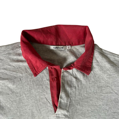 Large Capicua 303 Grey and Red Rugby Shirt