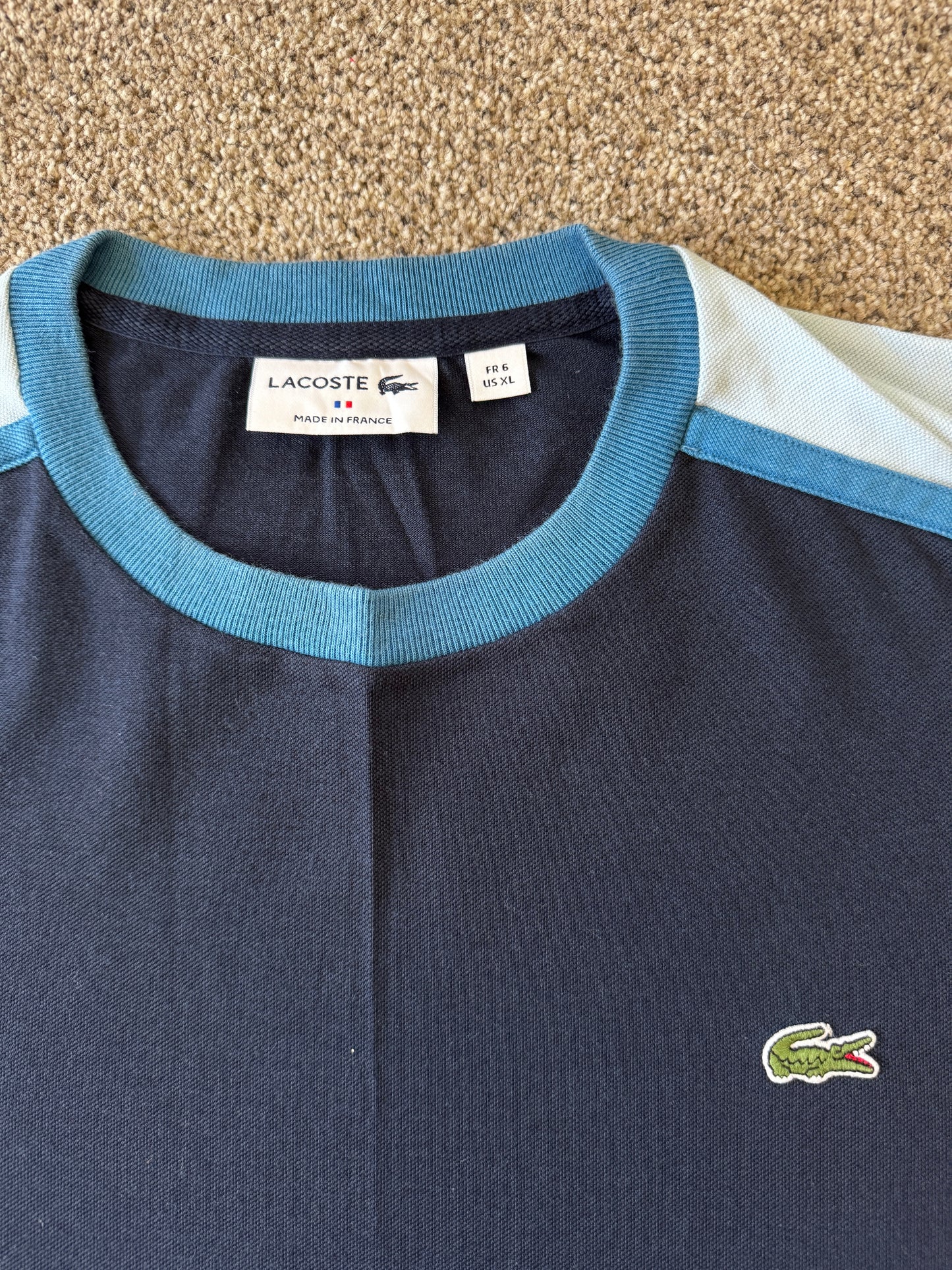 Extra large Lacoste Navy T-Shirt