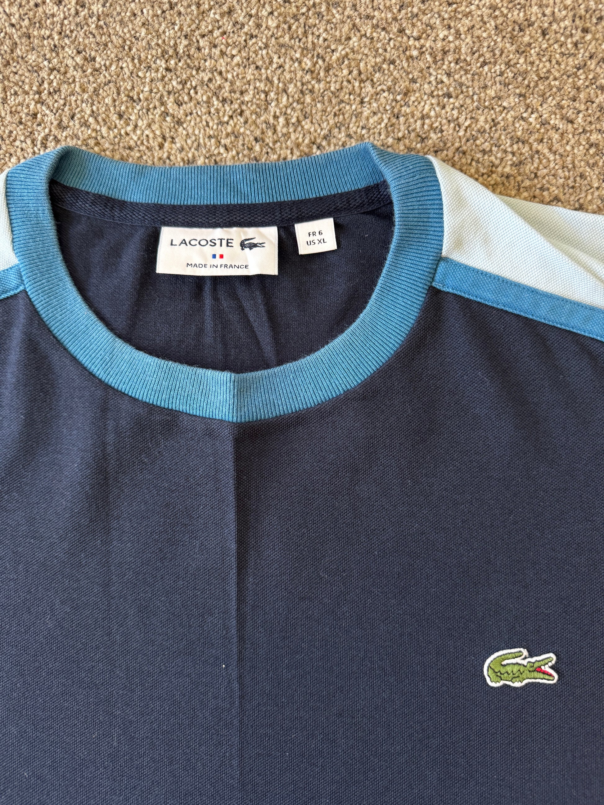 Extra large Lacoste Navy T-Shirt