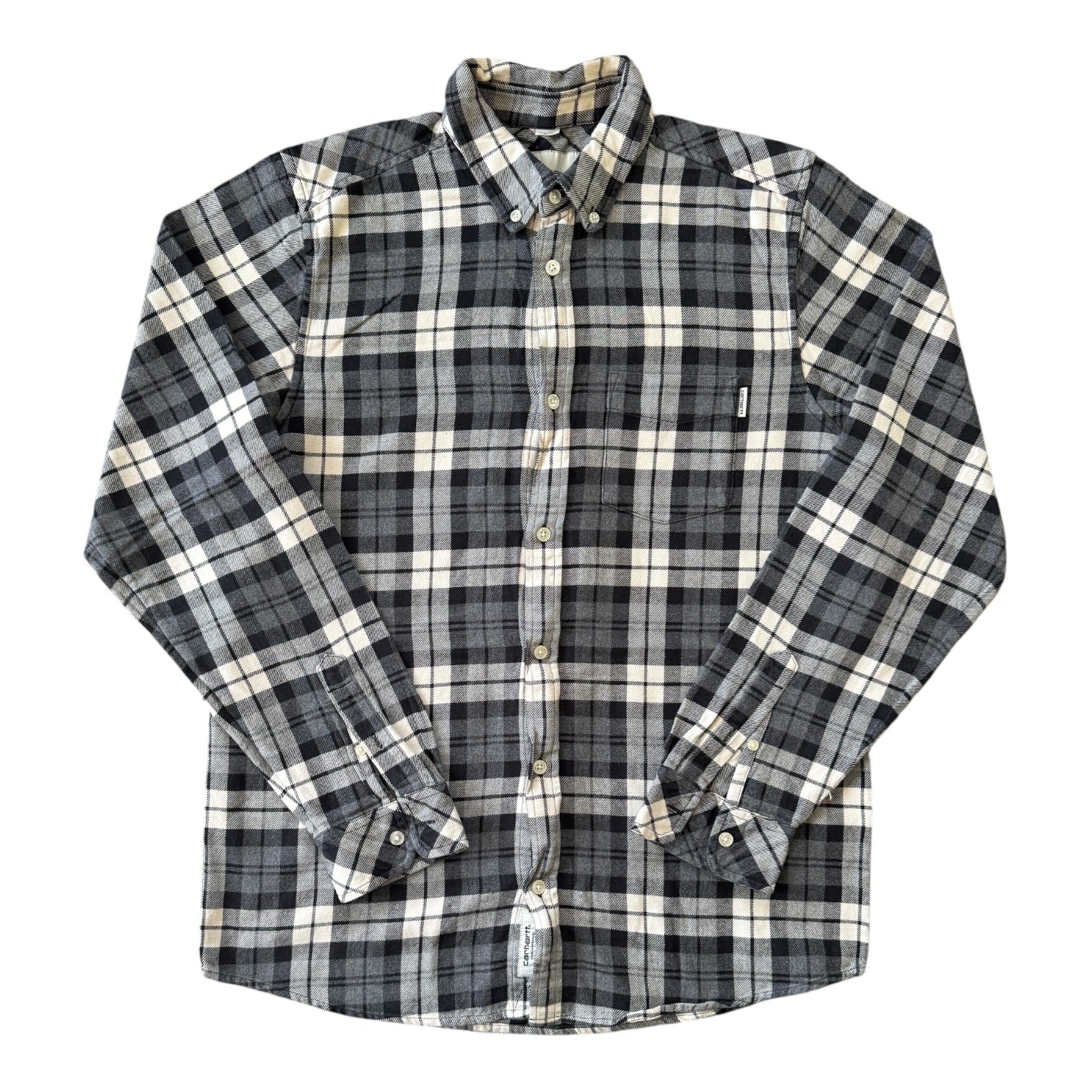 Medium Carhartt Grey Check Baker Shirt
