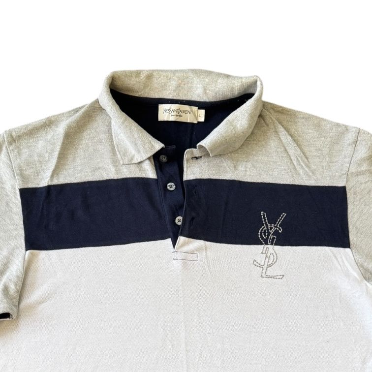 Large Yves Saint Laurent Navy Polo Shirt