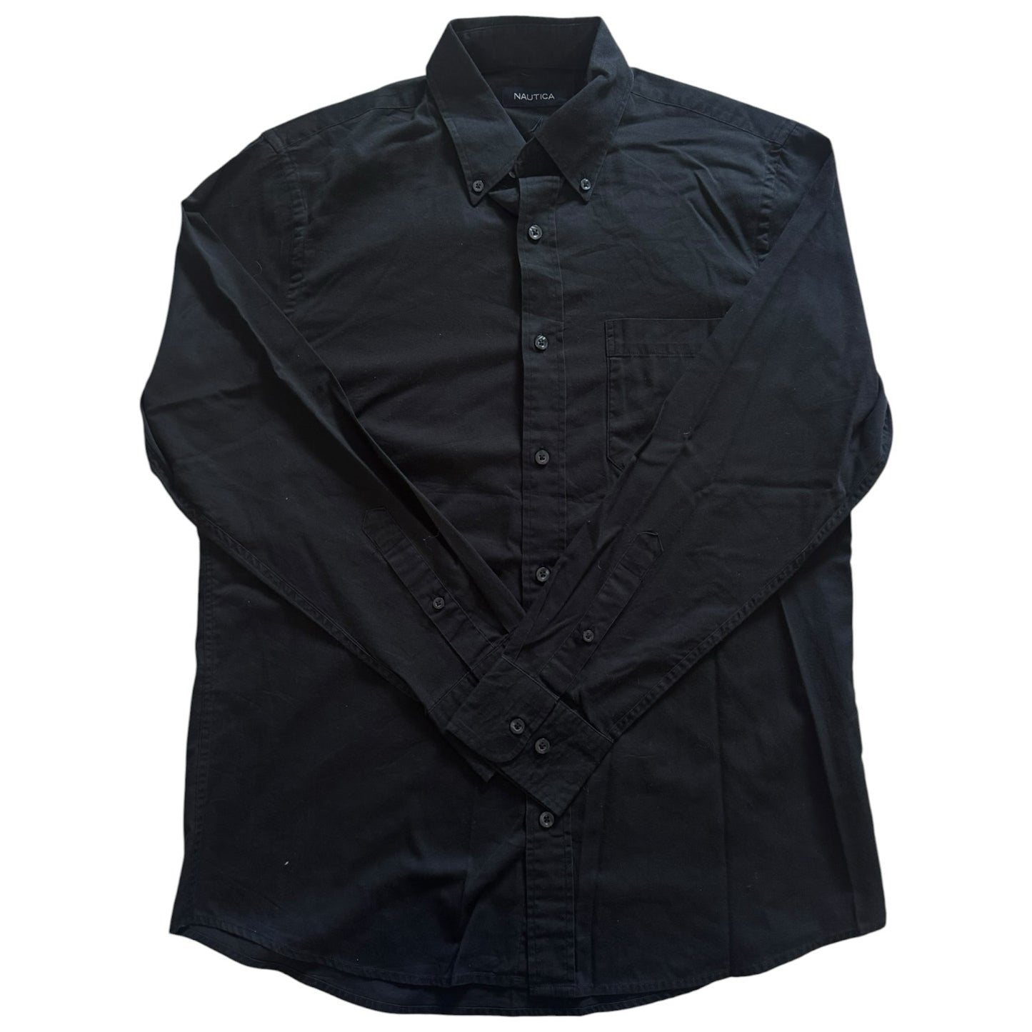 Medium Nautica Black Long Sleeved Shirt
