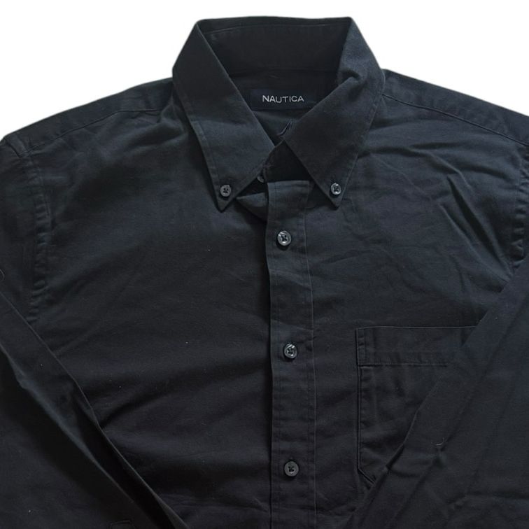 Medium Nautica Black Long Sleeved Shirt