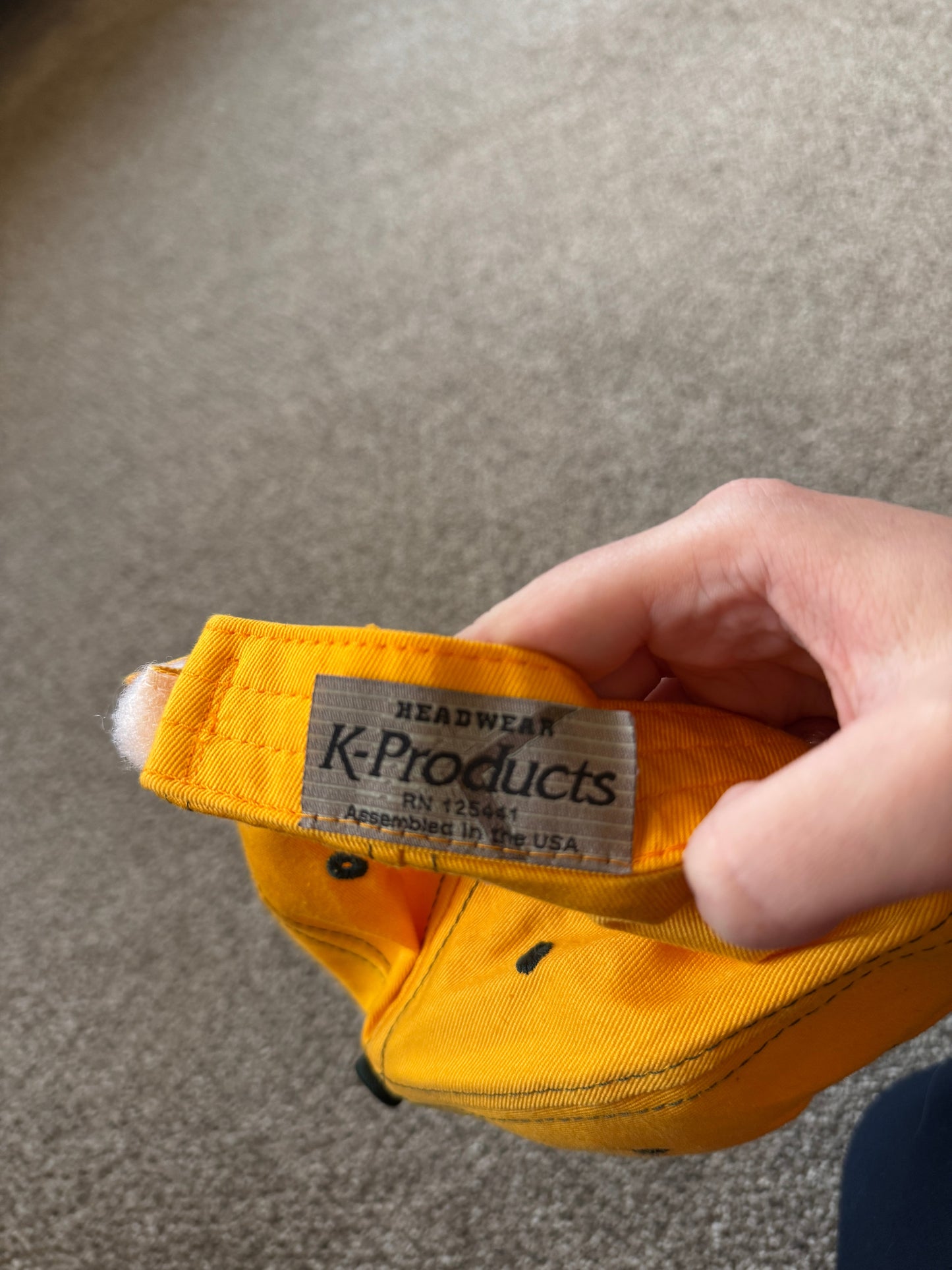 K-products Yellow Dekalb Cap