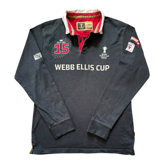 Large Webb Ellis Cup Collection Black World Cup 2015 Rugby Shirt