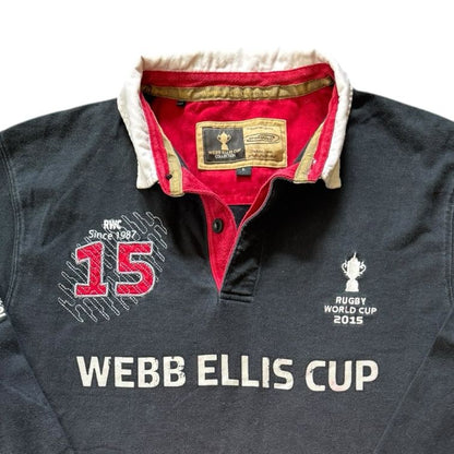 Large Webb Ellis Cup Collection Black World Cup 2015 Rugby Shirt