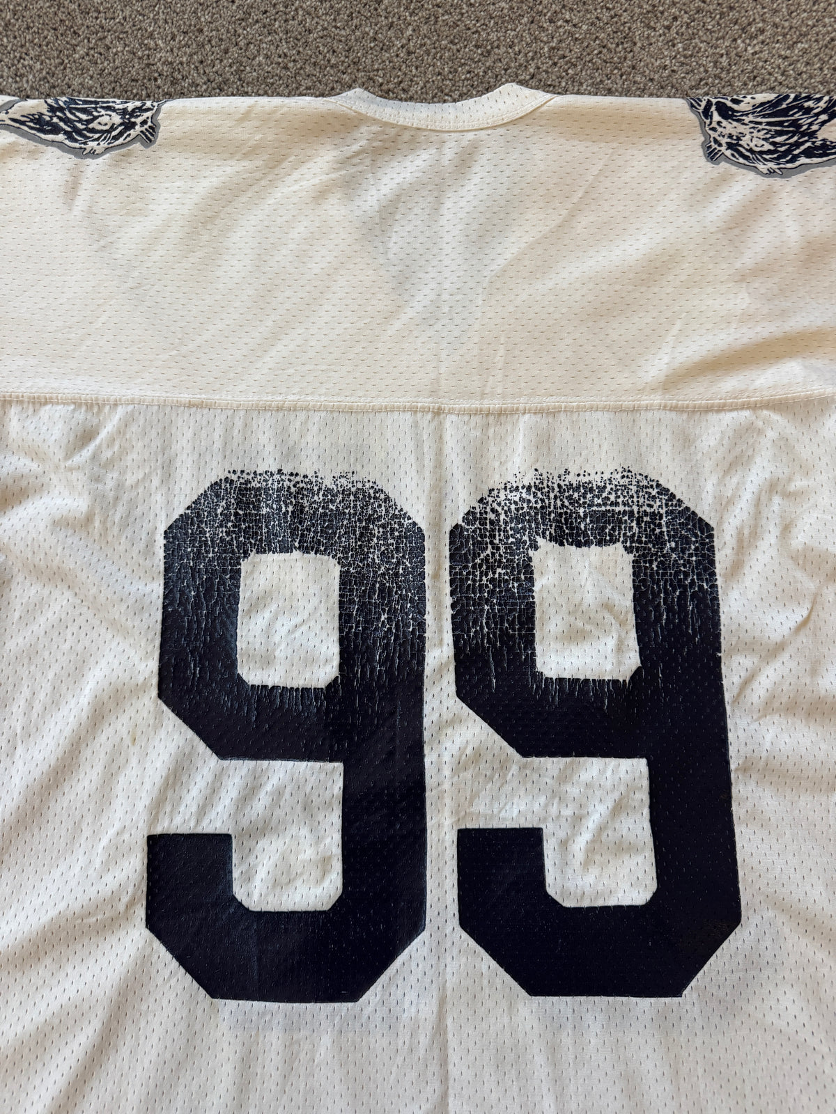 1980s Extra large Champion White Villanova Wildcats NCAA Jersey