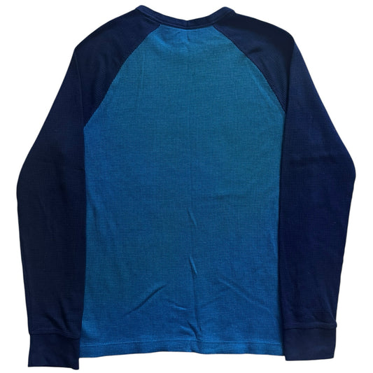 Medium Gap Blue and Navy Waffle Knit Jumper