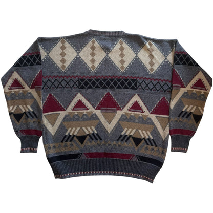 Extra large Florence Blue Funky Knit Jumper
