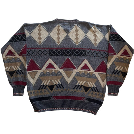 Extra large Florence Blue Funky Knit Jumper
