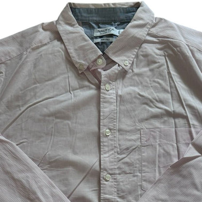 XXL Nautica Pink Check Shirt