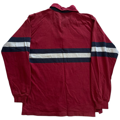 Small Arrow Red and Navy Rugby Shirt