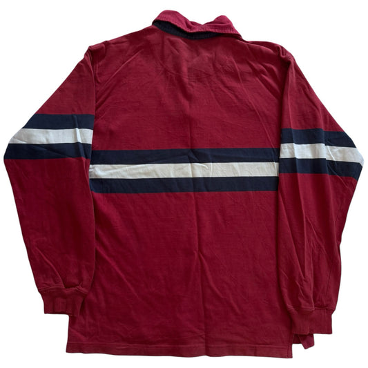 Small Arrow Red and Navy Rugby Shirt