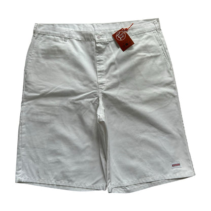 42" Dickies White Long Shorts